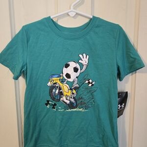 Under Armour Kids' Teal Graphic T-Shirt‎